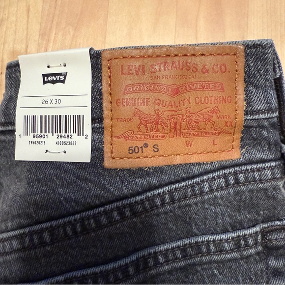NWT Levi’s 501 Skinny Jeans - women’s 26x30 - Picture 6 of 12